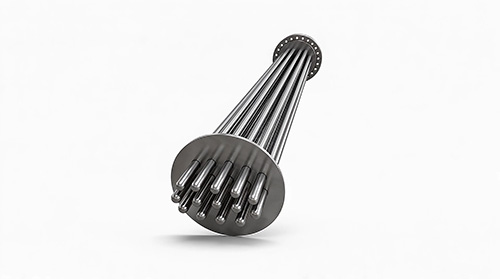 Tantalum alloy bayonet heat exchanger